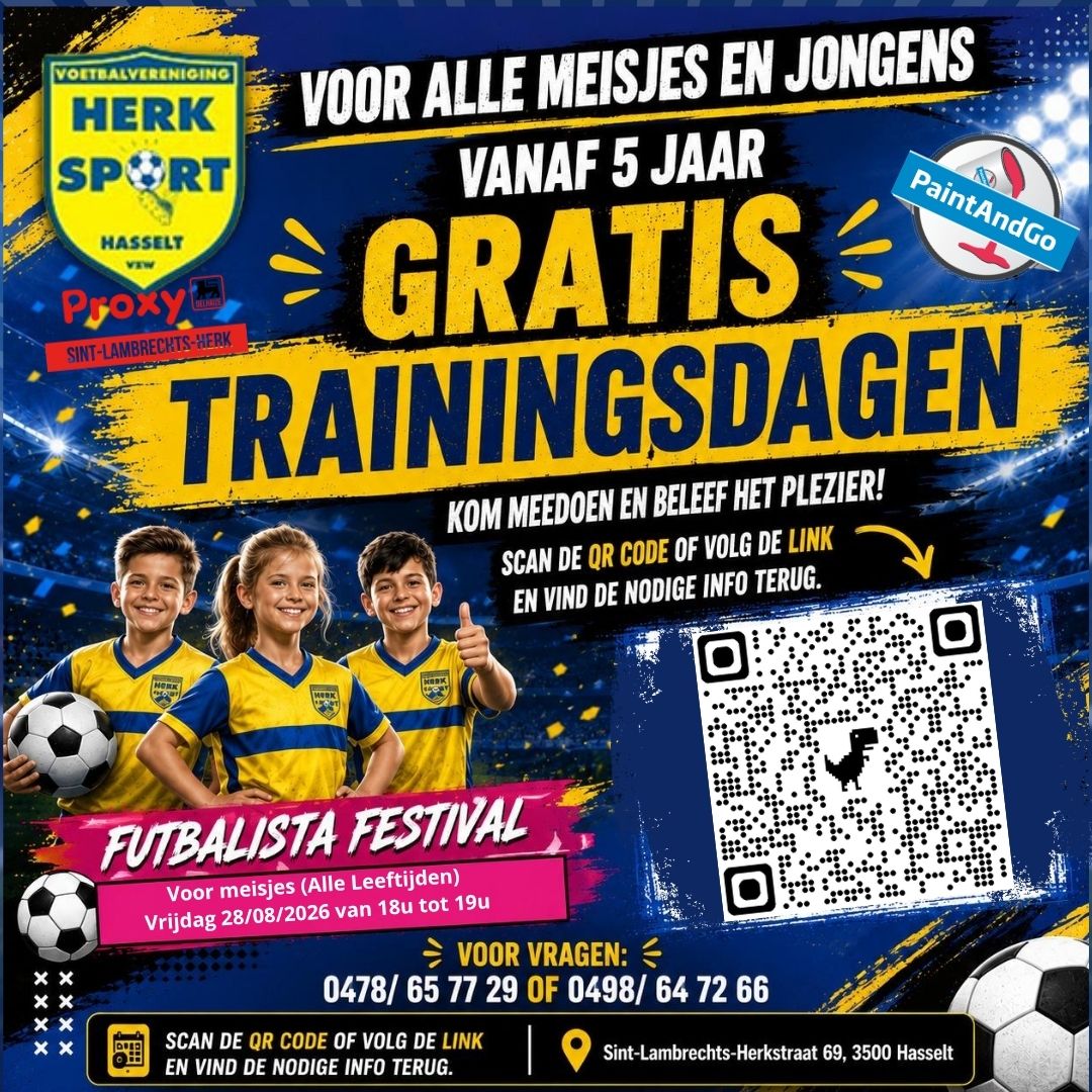 Gratis probeertrainingen bij Herk Sport