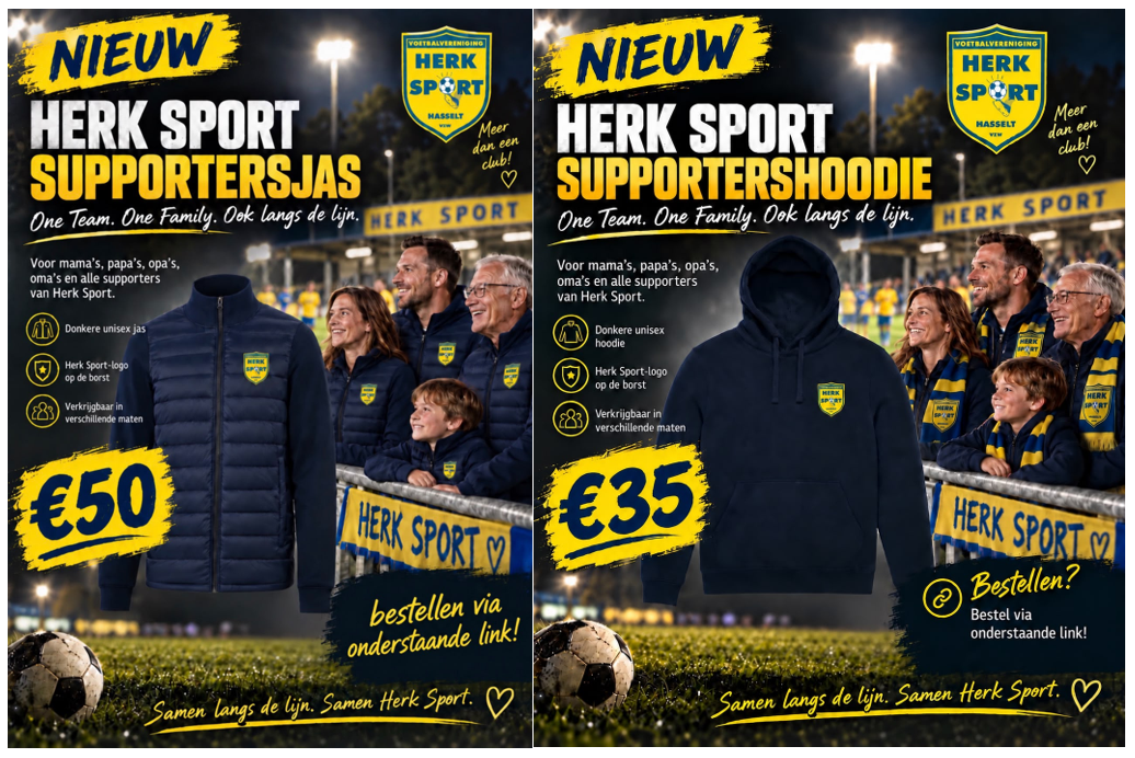 Nieuwe supporterscollectie van Herk Sport is er! ๐๐
